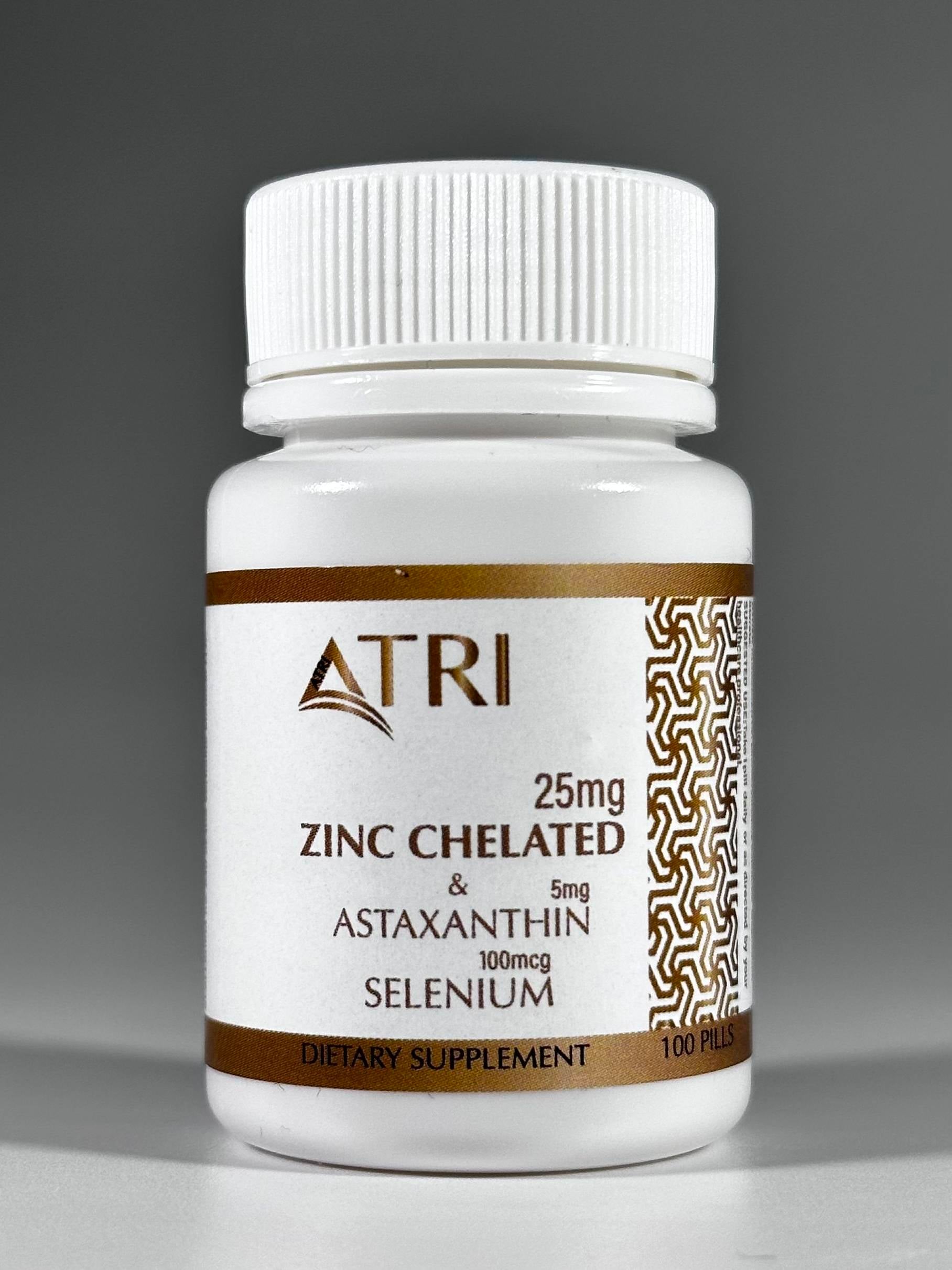 Zinc chelated 25mg+Astaxanthin 5mg+ Selenum 100mcg 